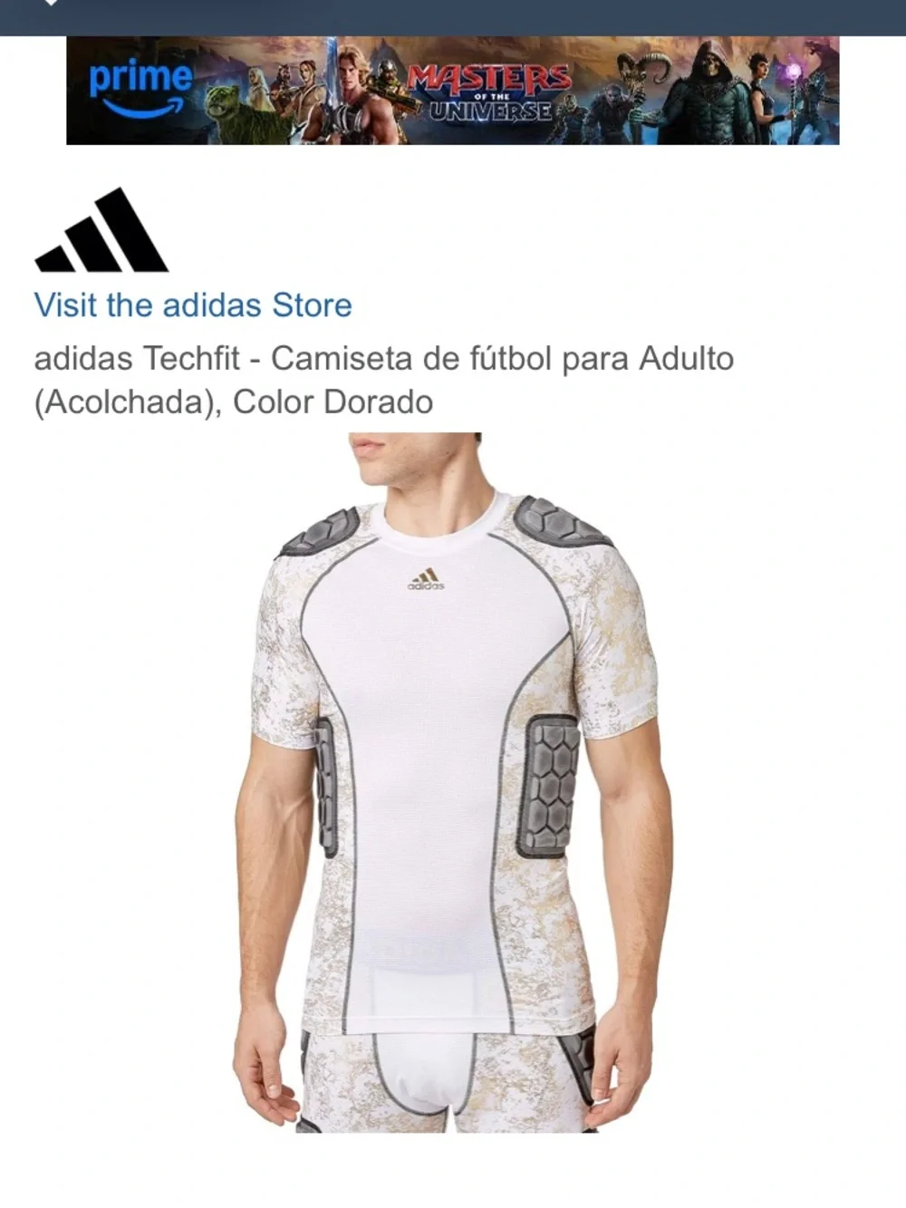 Adidas Techfit Men’s Compression Padded Tank Top